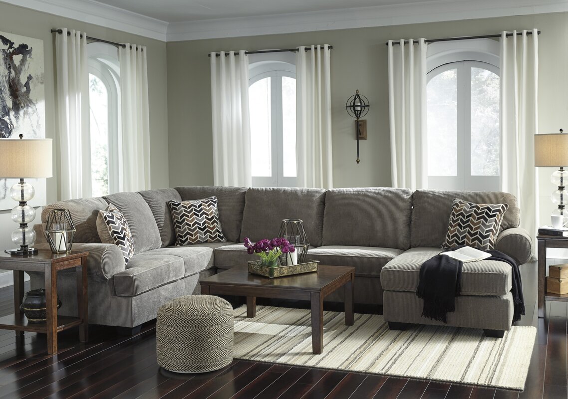 Charlton Home Ellicottville U-Shaped Sectional & Reviews | Wayfair